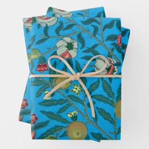 Branches with pomegranates by William Morris  Wrapping Paper Sheet