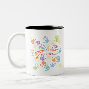 Branching Out Together Two-Tone Coffee Mug