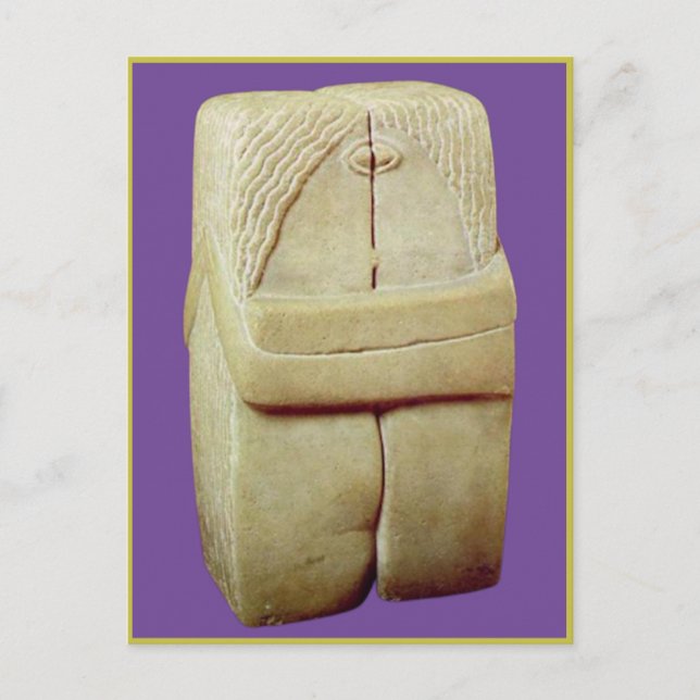 Brancusi, The Kiss, Fine Art,  Postcard (Front)