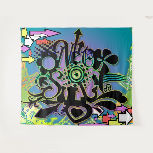 Brand #1 tapestry (Front (Horizontal))