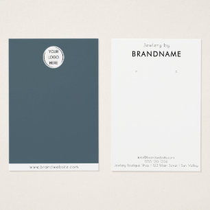 Brand Custom Logo earring Jewellery Display Card
