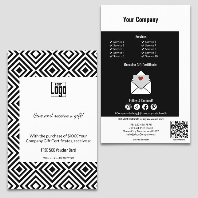 Brand Loyalty with a Gift Certificate Promotion Flyer (Creator Uploaded)