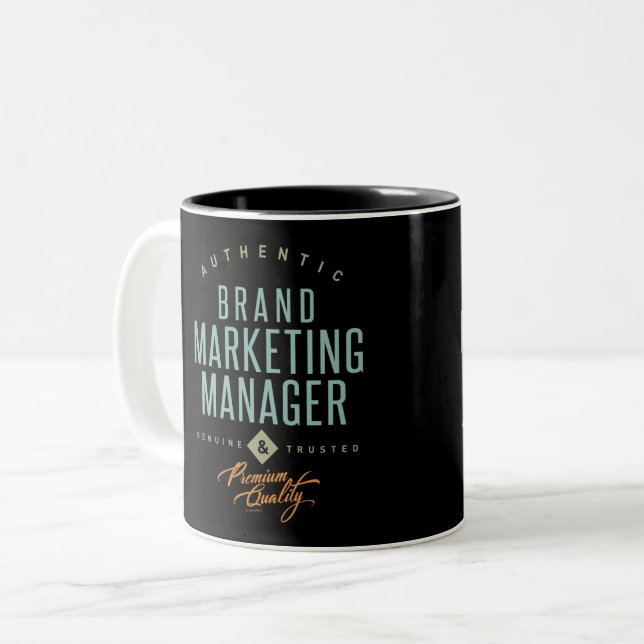 Brand Marketing Manager Two-Tone Coffee Mug (Front Left)