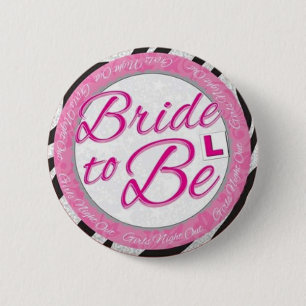 BRAND NEW!! - BRIDE TO BE PIN BACK BADGE