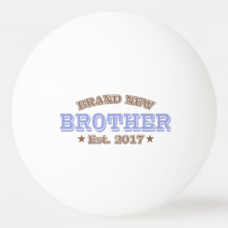 Brand New Brother Est. 2017 (Purple) Ping Pong Ball