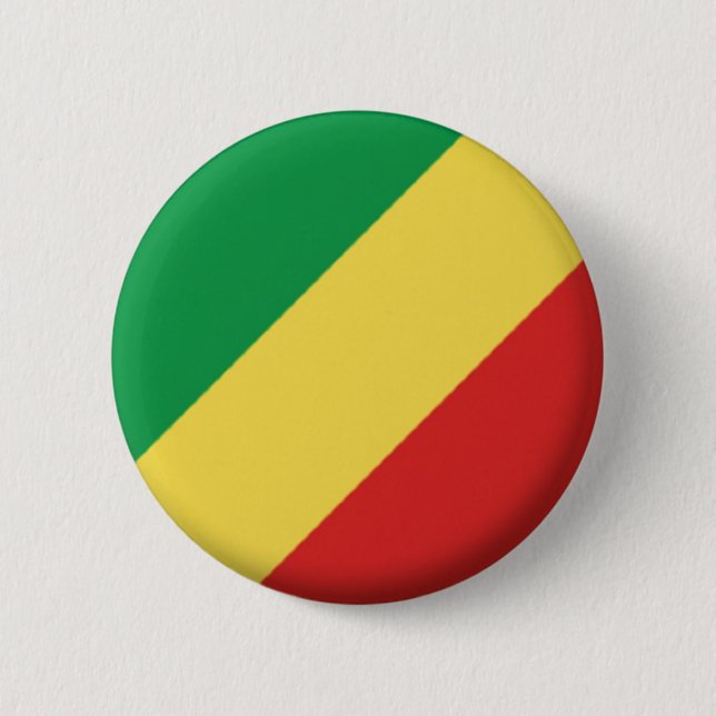 BRAND NEW!! - CONGO PIN BACK BADGE (Front)