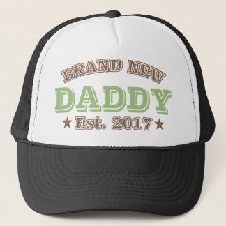 Brand New Daddy Est. 2017 (Green) Trucker Hat