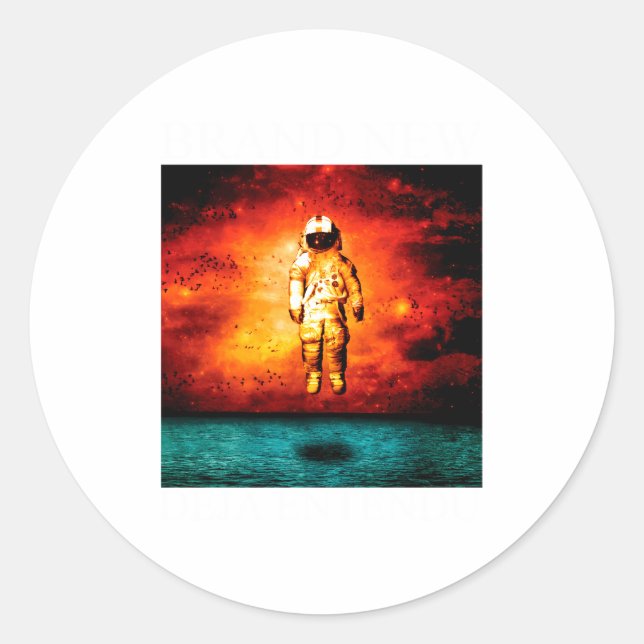 Brand New Deja Entendu  Classic Round Sticker (Front)