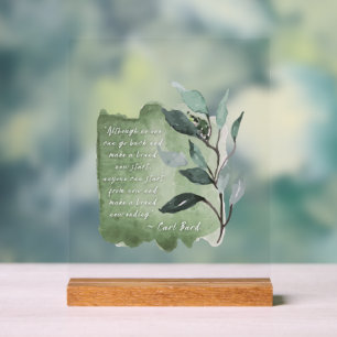 Brand New Ending Quote Acrylic Sign For Growth
