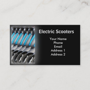Brand New Environment Friendly Electric Scooters Business Card