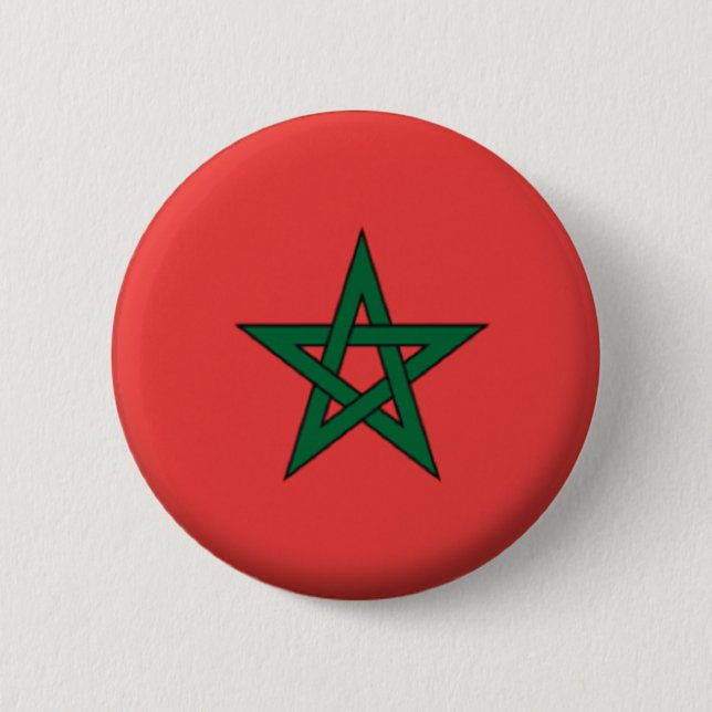BRAND NEW!! - MOROCCO PIN BACK BADGE (Front)