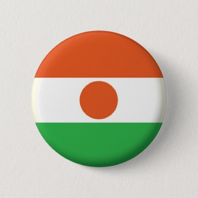 BRAND NEW!! - NIGER PIN BACK BADGE (Front)