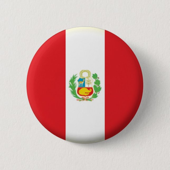 BRAND NEW!! - PERU PIN BACK BADGE (Front)