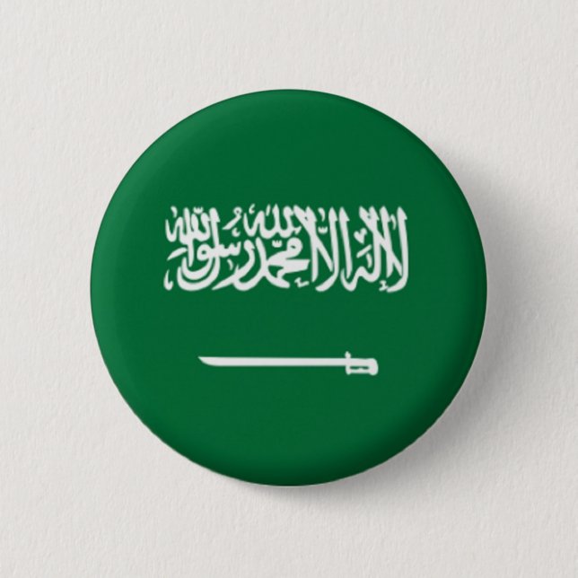 BRAND NEW!! - SAUDI ARABIA  PIN BACK BADGE (Front)