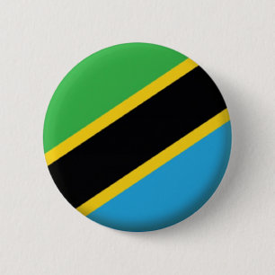 BRAND NEW!! - TANZANIA PIN BACK BADGE
