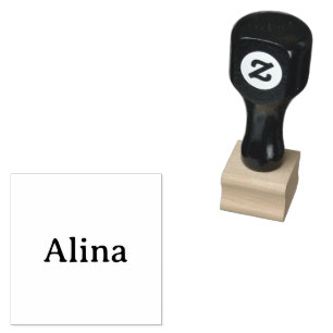 Brand Promotion 1" x 1" Rubber Stamp