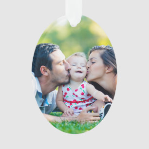 Brand Promotion Photo Acrylic Oval Ornament