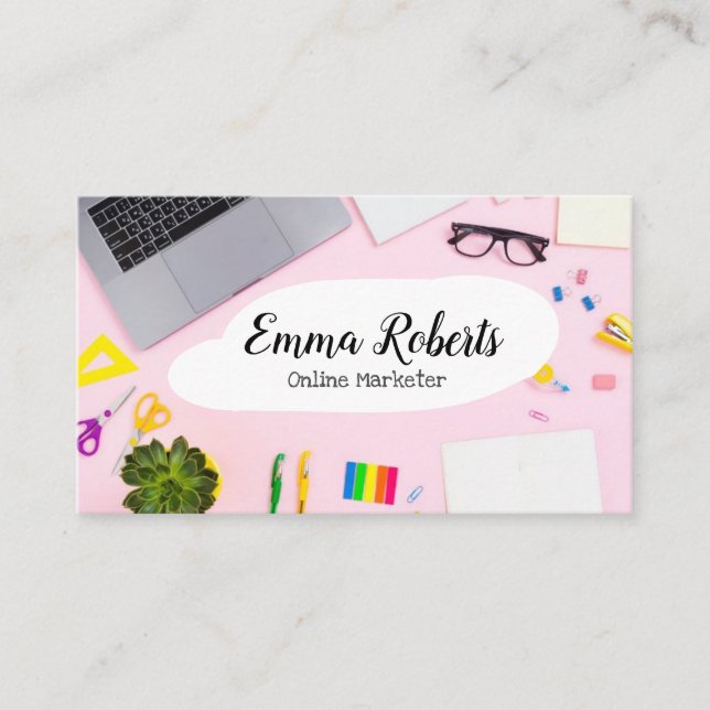 Brand Traffic Generation Marketing Online marketer Business Card (Front)