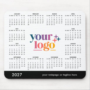 Branded Business 2027 Full Year Mouse Pad Calendar