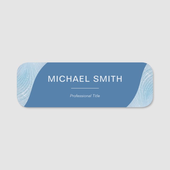 Branded Business Employee Name Tag (Front)