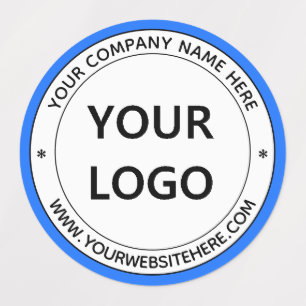 Branded Business Logo Name Website Labels Template