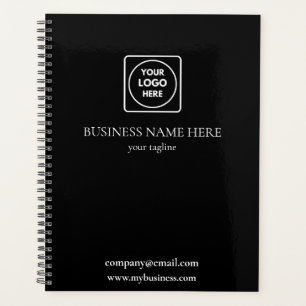 Branded Business Logo Promo Black Planner