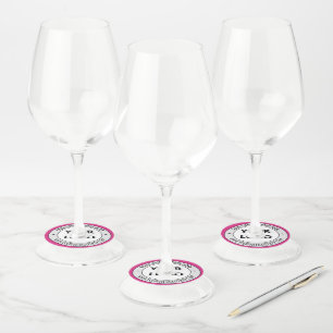 Branded Business Promotion Wine Glass Tags Example