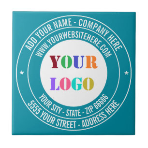 Branded Business Promotional Ceramic Tile Example