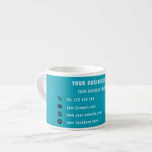 Branded Business Promotional Espresso Mug Example