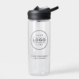 Branded Clear CamelBak Logo Hydration Water Bottle