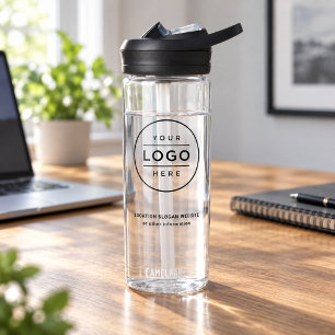 Branded Clear CamelBak Logo Hydration Water Bottle