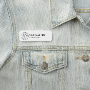 Branded Company Logo Business Name Tag