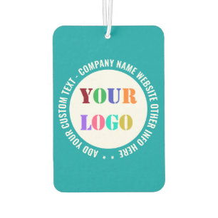Branded Company Logo Custom Text Car Air Freshener