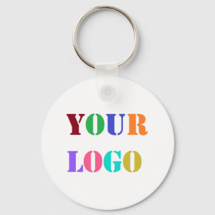 Branded Company Logo Promotional Keychain Example