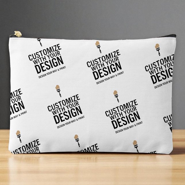 Branded Custom Minimalist Personalised Company  Accessory Pouch (Creator Uploaded)