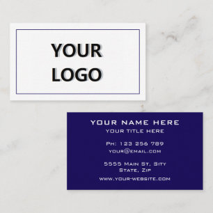 Branded Custom Promotional Business Cards Example