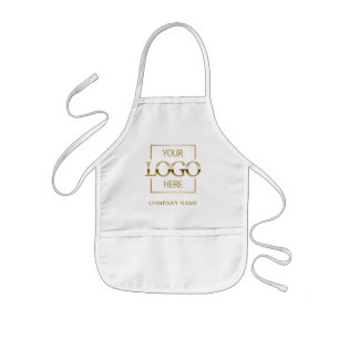 Branded Kids Apron with Custom Business Logo