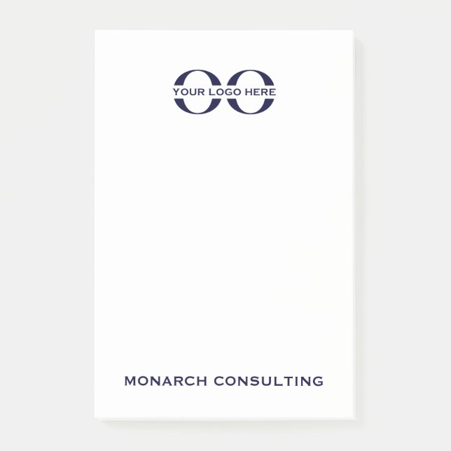 Branded Logo Company Name Post-it Notes (Front)