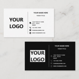 Branded Logo Professional Business Cards Example