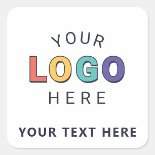 Branded Logo Square Sticker