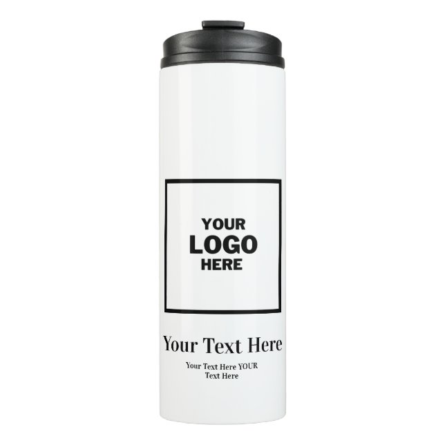 Branded logo  thermal tumbler (Front)