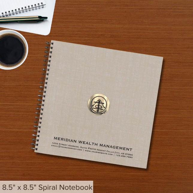 Branded Notebook with Logo (Creator Uploaded)