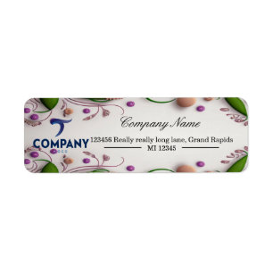 Branded Personalised Corporate Company Address