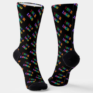 Branded Promorional Business Logo Socks Tenmplate