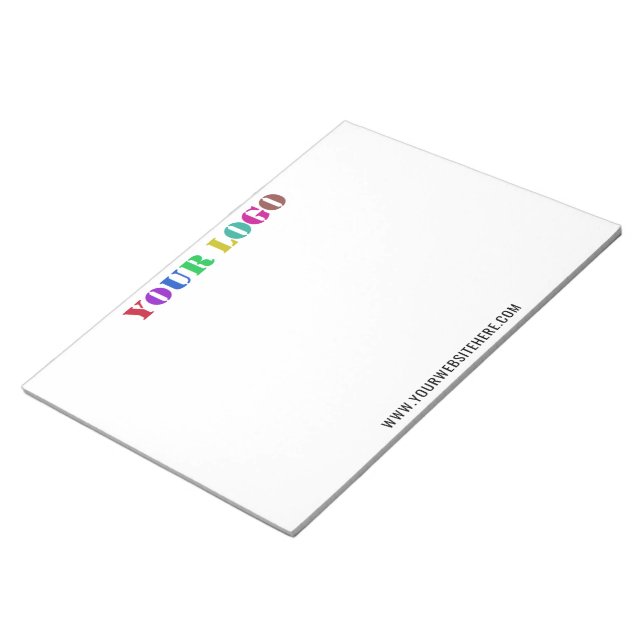 Branded Promotional Business Notepad Template (Angled)