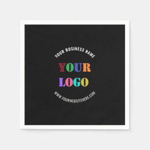 Branded Promotional Napkins Example Your Colours