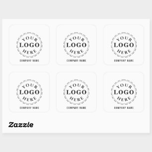 Branded Square Sticker – Customizable & Stylish