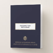 Branded Tax Folders for Clients (Front)