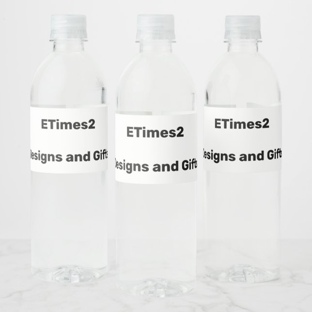 Branded water bottle/ labels (Bottles)