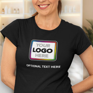 Branded Women’s Promo T-shirt with Logo & Text